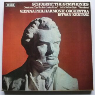 Istvan Kertesz Schubert The Symphonies 5LP Decca SXLJ6644-48 EX/EX 1972 5 x 12" LPs boxed with booklet - booklet is slightly foxed