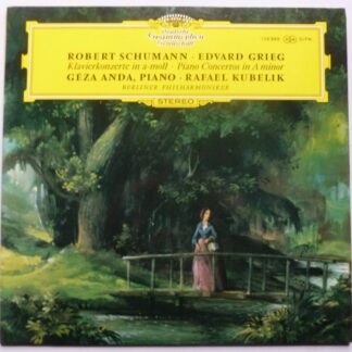 Rafael Kubelik Schumann Grieg LP Deutsch Grammophon 138888 EX/EX 1967 German pressing with tulip labels