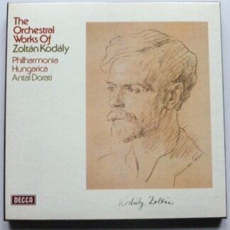 Antal Dorati The Orchestral Works Of Zoltan Kodaly 3LP Decca SXLM6665-7 EX/EX 1974 3 x 12" LPs boxed with booklet