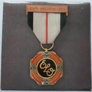 ELO Greatest Hits LP Jet JETLX525 EX/EX- 1975 with inner and ELO t-shirt insert - insert has closed tears at bottom