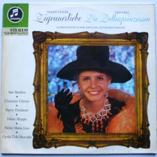 Sari Barabas Lehar Fall LP Columbia SMC83457 EX/VG 1960s German pressing - gold cream label
