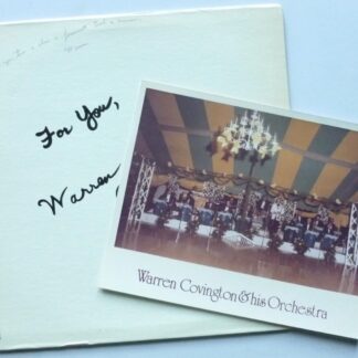 Warren Covington Featuring Warren Covington - SIGNED LP WC1 EX/EX 1970s US pressing- signed by Warren Covington - with colour photograph