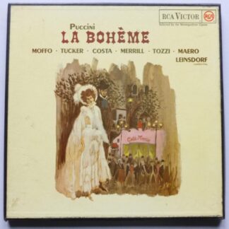 Erich Leinsdorf Puccini La Boheme 2LP RCA Victor SER5500-1 EX/EX- 1962 2 x 12" LPs boxed with booklet