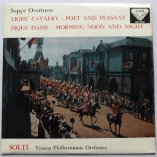 Georg Solti Suppe Overtures WBG LP Decca SXL2174 EX/EX 1960s WBG - made in England at 10 O Clock - sleeve has D1 stamp on rear