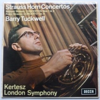 Barry Tuckwell Strauss Horn Concertos - WBG LP Decca SXL6285 EX+/EX 1967 WBG