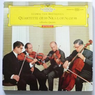 Amadeus Quartet Beethoven Quartet Opus 69 3LP Deutsch Grammophon 138534-6 EX+/VG+ 1962 3 x 12" LPs in box sleeve - German pressing