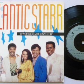 Atlantic Starr If Your Heart Isn't In It 7" A&M AM319 EX/EX  1985 picture sleeve