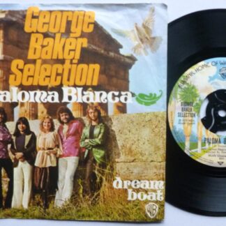 George Baker Paloma Blance 7" Warner Bros WB16541 EX/EX 1975 German pressing in picture sleeve - as George Baker Selection
