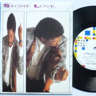 Steve Arrington Stone Love 7" Manhattan MT30 EX/VG 1987 picture sleeve