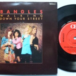 Bangles Walking Down Your Street 7" CBS BANGS1 EX/EX 1986 picture sleeve