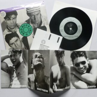 Bad Boys Incorporated Whenever You Need Someone 7" A&M 5804027 EX/EX 1993 gatefold picture sleeve with postcard set