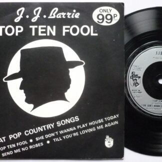 JJ Barrie Top Ten Fool 7" Power Exchange PXE100 EX/EX 1977 picture sleeve - plays at 33rpm