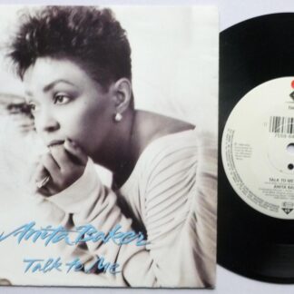 Anita Baker Talk To Me 7" Elektra EKR111 EX/EX 1990 German pressing in picture sleeve