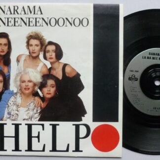 Bananarama Lananeeneenoonoo Help 7" London LON222 EX/EX 1989 picture sleeve - Comic Relief record