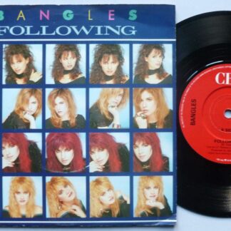 Bangles Following 7" CBS BANGS2 EX/VG 1987 picture sleeve