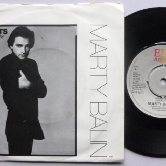 Marty Balin Hearts 7" EMI EA126 EX/VG 1981 picture sleeve - there is handwritten number on label and there is a 2mm drill hole in label rim