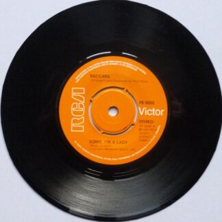 Baccara Sorry I'm A Lady 7" RCA Victor PB5555 EX 1977