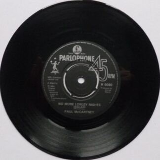 Paul McCartney & Wings No More Lonely Nights 7" Parlophone R6080 EX 1984