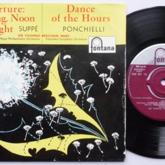 Thomas Beecham Suppe Ponchielli EP Fontana CFE15001 EX/VG 1950s picture sleeve has handwritten number and sellotape mark on rear