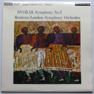Pierre Monteux Dvorak Symphony No 2 LP RCA Victor SB2155 EX/EX 1961 grooved label with RCA in black dot