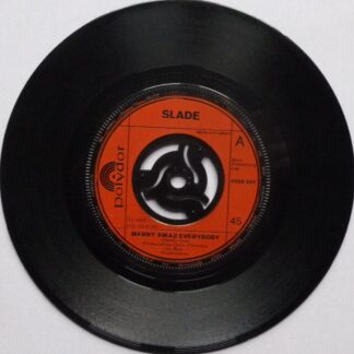 Slade Merry Xmas Everybody 7" Polydor 2058422 EX 1973 record has machine-cut centre