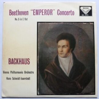 Wilhelm Backhaus Beethoven Piano Concerto No 5 WBG LP Decca SXL2179 EX+/EX- 1959 WBG - made in England at 6 O'Clock