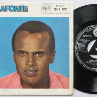 Harry Belafonte Mary's Boy Child EP RCA RCX122 VG/VG+ 1958 picture sleeve has dealer sticker on rear