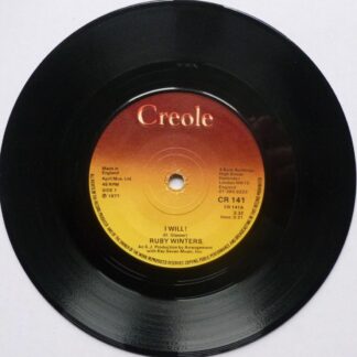 Ruby Winters I Will 7" Creole CR141 VG 1977