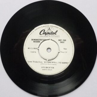 Les Baxter A Farewell To Arms 7" Capitol CL14840 EX 1950s demo