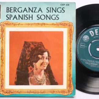 Teresa Berganza Berganza Sings Spanish Songs EP Decca CEP638 EX/VG+ 1960 7" EP in picture sleeve - orchestra conducted by Benito Lauret