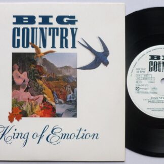 Big Country King Of Emotion 7" Mercury BIGC5 EX/EX 1988 picture sleeve has small green sticker on front