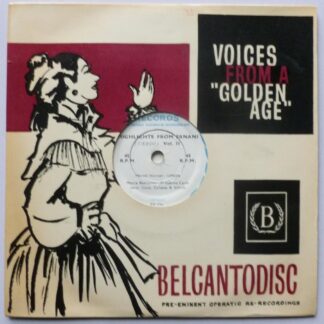 Mattia Battistini Highlights From Ernani Vol II EP Belcantodisc EB33 EX/EX 1950s