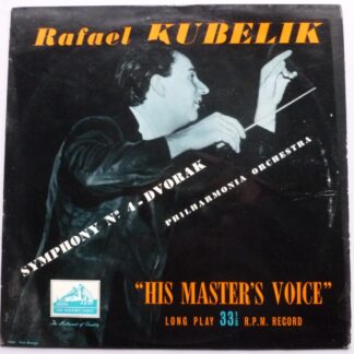 Rafael Kubelik Dvorak Symphony No 4 LP HMV ALP1064 EX/VG 1950s