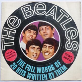 Beatles The Beatles Songbook booklet Fabulous VG+ 1964 12-page lyric booklet with 20 songs - 7" x 7" - originally came free with Fabulous magazine
