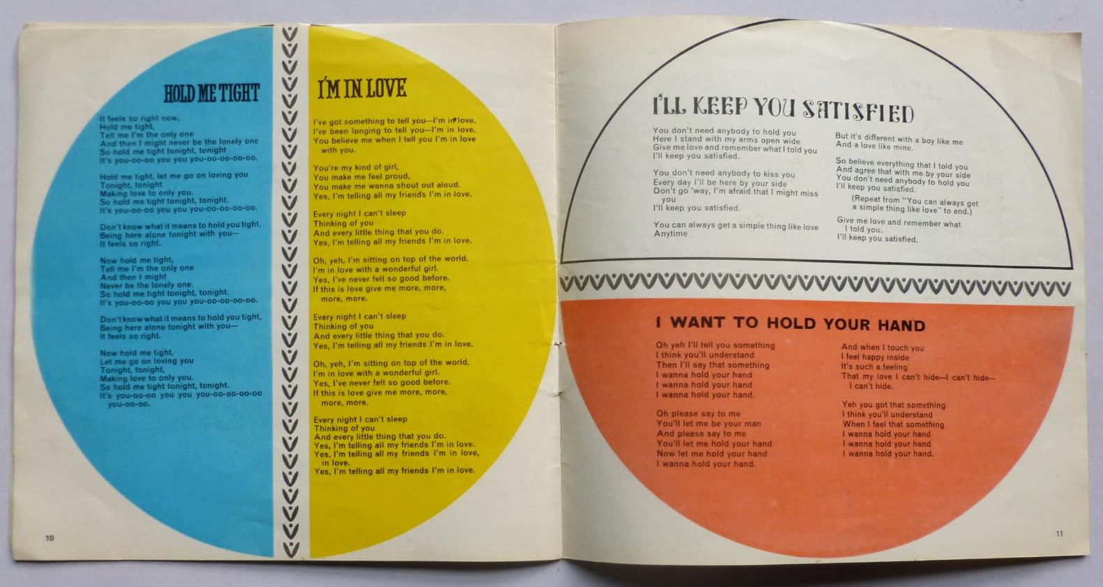 Beatles The Beatles Songbook booklet Fabulous VG+ 1964 12-page lyric booklet with 20 songs - 7" x 7" - originally came free with Fabulous magazine - Image 4