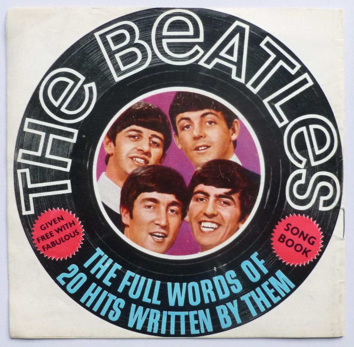 Beatles The Beatles Songbook booklet Fabulous VG+ 1964 12-page lyric booklet with 20 songs - 7" x 7" - originally came free with Fabulous magazine - Image 5