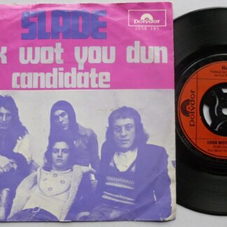 Slade Look Wot You Dun 7" Polydor 2058195 EX/VG 1972 Dutch pressing in picture sleeve