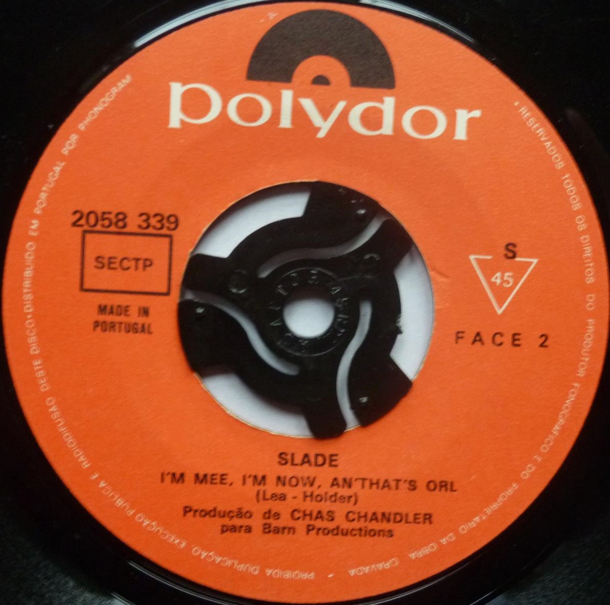 Slade Cum On Feel The Noize 7" Polydor 2058339 EX/EX 1973 made in Portugal - original pressing in custom sleeve - disc has some non-sounding groove marks - Image 5