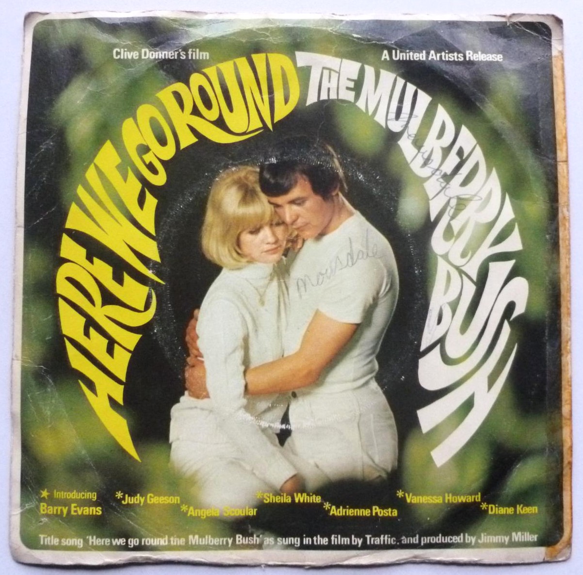 Traffic Here We Go Round The Mulberry Bush - PICTURE SLEEVE ONLY 7" Island WIP6025 EX/G 1967 picture sleeve has writing on it and has sellotape marks at left edge - Image 3