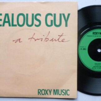 Roxy Music Jealous Guy 7" EG ROXY2 EX/VG 1980 French pressing in picture sleeve