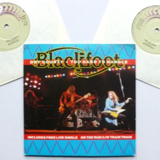 Blackfoot Dry County 2x7" Atco K11686F EX/VG+ 1981 2 x 7" singles in gatefold picture sleeve