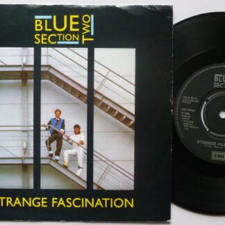 Blue Section Two Strange Fascination 7" EMI EMI5456 EX/VG  1984 picture sleeve