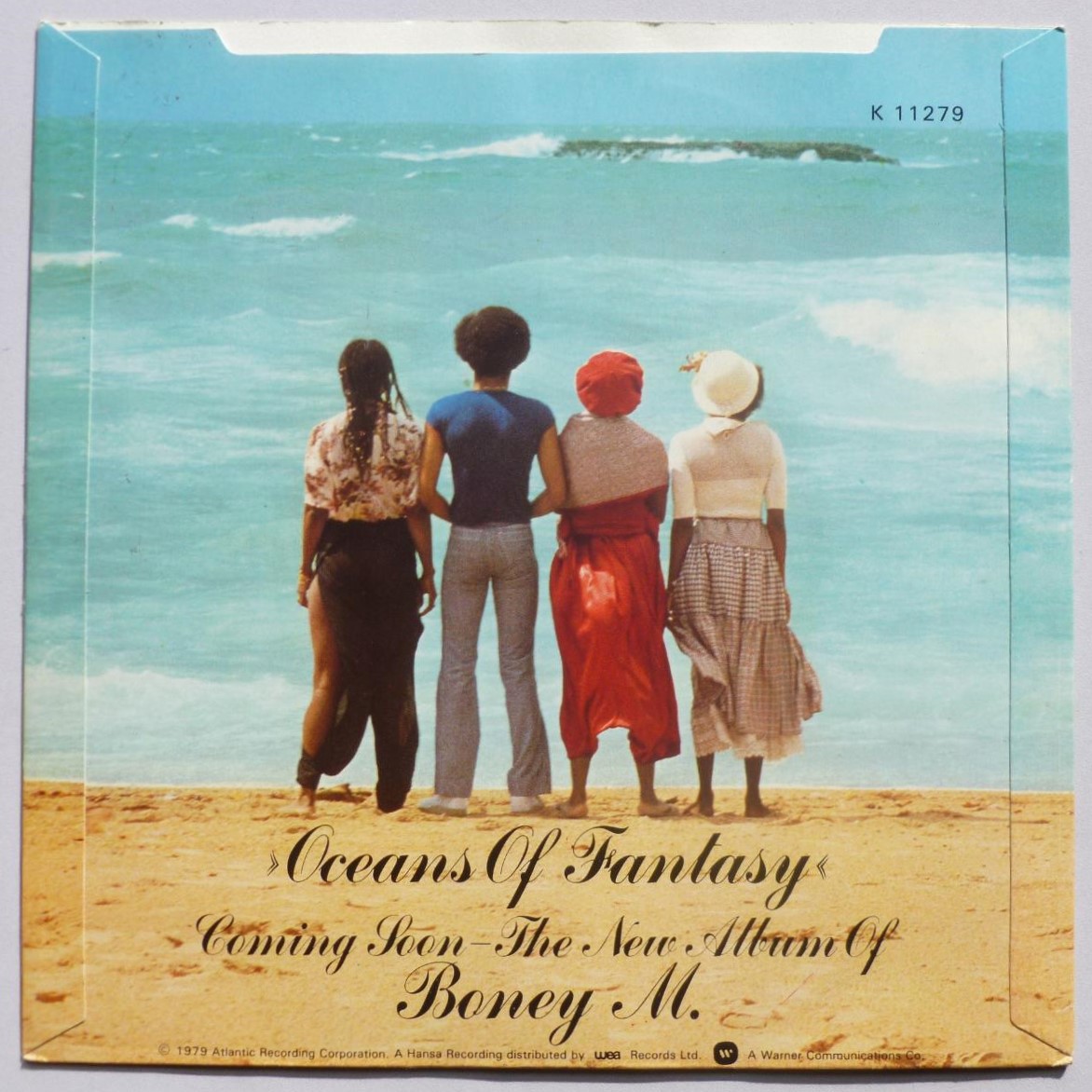 Boney M Hooray Hooray It's A Holi-Holiday 7" Atlantic K11279 EX/EX 1979 picture sleeve - paper label - Image 3