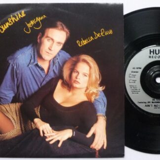 Bi Virtue Ain't No Sunshine 7" Huge HUG3 EX/EX 1992 picture sleeve - side one with Rebecca De Ruvo & Joe McGann - side two with Joe McGann