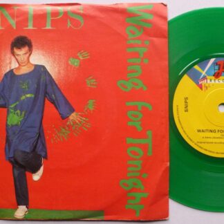 Snips Waiting For Tonight 7" Jet JET118 EX/VG 1978 green vinyl in picture sleeve