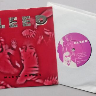 Bleed It Makes Money 7" Bleed BLEED5 EX/EX 1994 same two tracks on both sides in wraparound numbered picture sleeve (100)