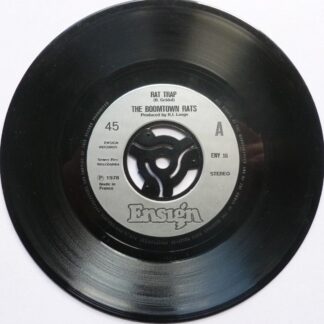 Boomtown Rats Rat Trap 7" Ensign ENY16 EX 1981 made in France with large centre hole