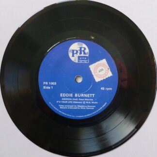 Eddie Burnett Amanda EP PR PR1003 EX 1970s there is tax stamp on side one label