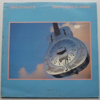 Dire Straits Brothers In Arms LP Vertigo VERH25 EX/VG 1985 with inner