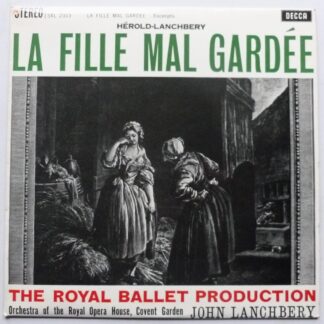 John Lanchbery La Fille Mal Gardee LP Decca SXL2313 EX/EX 1969 wide band not grooved